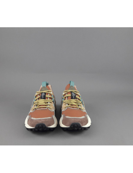 Flower Mountain \ Sneakers Donna Yamano 3 Camoscio Tela Marrone Talpa Prezzo 215,00