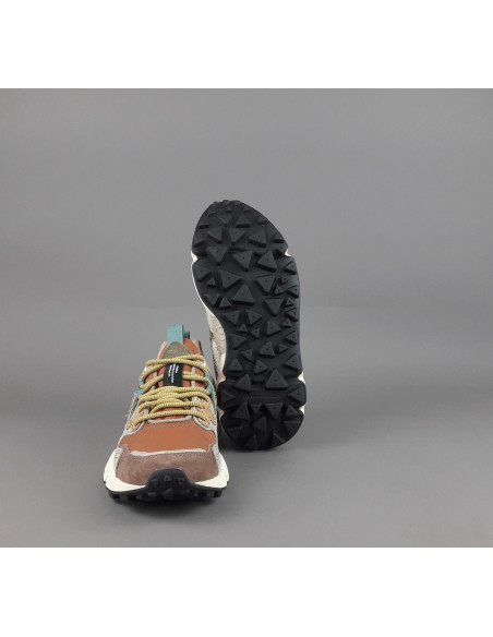 Flower Mountain \ Sneakers Donna Yamano 3 Camoscio Tela Marrone Talpa Prezzo 215,00