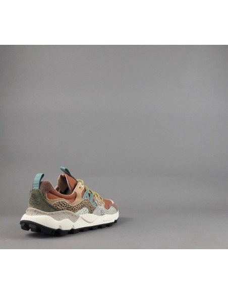 Flower Mountain \ Sneakers Donna Yamano 3 Camoscio Tela Marrone Talpa Prezzo 215,00