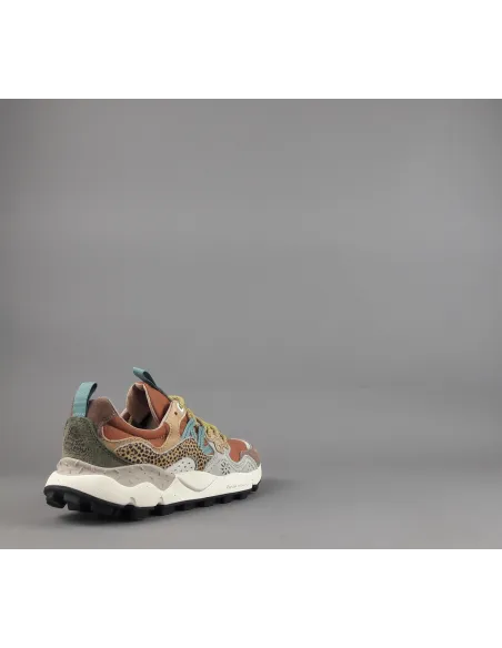 Flower Mountain \ Sneakers Donna Yamano 3 Camoscio Tela Marrone Talpa Prezzo 215,00