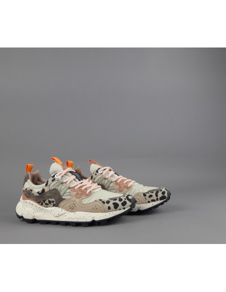 Flower Mountain \ Sneakers Donna Yamano 3 Camoscio Tela Beige Talpa Prezzo 210,00