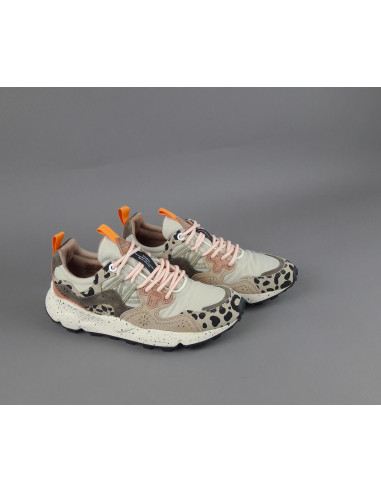 Flower Mountain \ Sneakers Donna Yamano 3 Camoscio Tela Beige Talpa Prezzo 210,00
