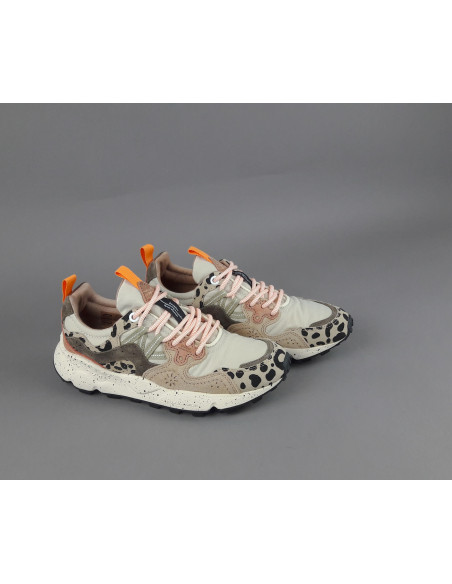 Flower Mountain \ Sneakers Donna Yamano 3 Camoscio Tela Beige Talpa Prezzo 210,00