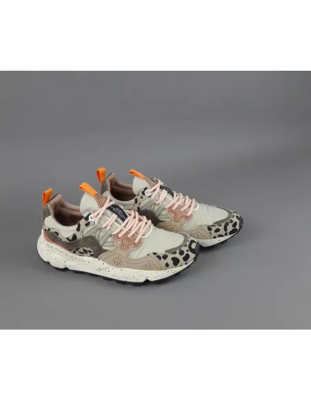 Flower Mountain \ Sneakers Donna Yamano 3 Camoscio Tela Beige Talpa Prezzo 210,00