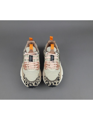 Flower Mountain \ Sneakers Donna Yamano 3 Camoscio Tela Beige Talpa Prezzo 210,00