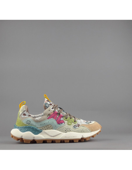 Flower Mountain \ Sneakers Donna Yamano 3 Camoscio Tela Ghiaccio Nude Prezzo 215,00