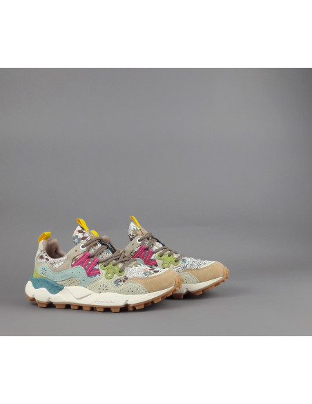 Flower Mountain \ Sneakers Donna Yamano 3 Camoscio Tela Ghiaccio Nude Prezzo 215,00