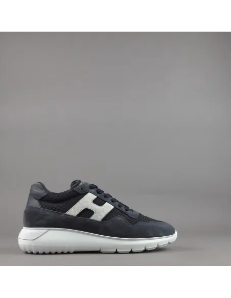 Hogan \ Interactive3 Uomo Camoscio Tela Blu Scuro Prezzo 390,00