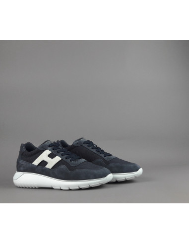 Hogan \ Interactive3 Uomo Camoscio Tela Blu Scuro Prezzo 390,00