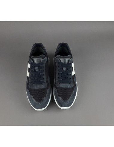 Hogan \ Interactive3 Uomo Camoscio Tela Blu Scuro Prezzo 390,00