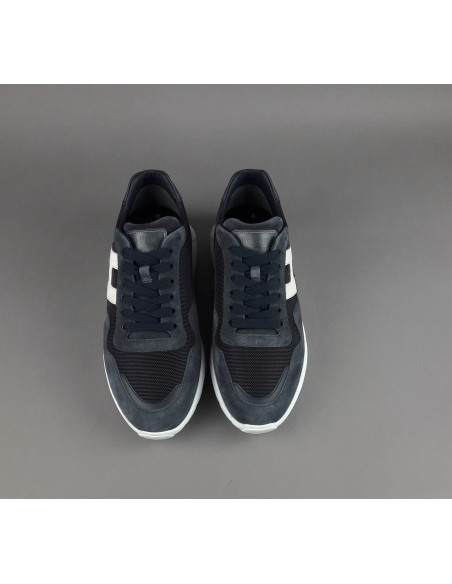 Hogan \ Interactive3 Uomo Camoscio Tela Blu Scuro Prezzo 390,00