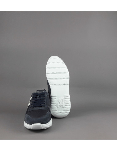 Hogan \ Interactive3 Uomo Camoscio Tela Blu Scuro Prezzo 390,00