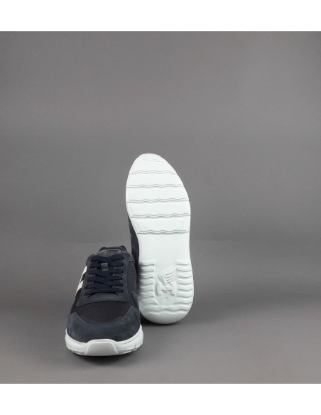 Hogan \ Interactive3 Uomo Camoscio Tela Blu Scuro Prezzo 390,00