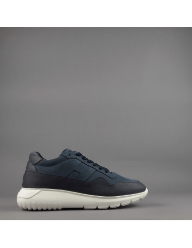 Hogan \ Interactive3 Uomo Pelle Nabuk Blu Scuro Prezzo 390,00