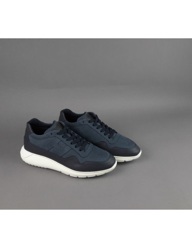 Hogan \ Interactive3 Uomo Pelle Nabuk Blu Scuro Prezzo 390,00