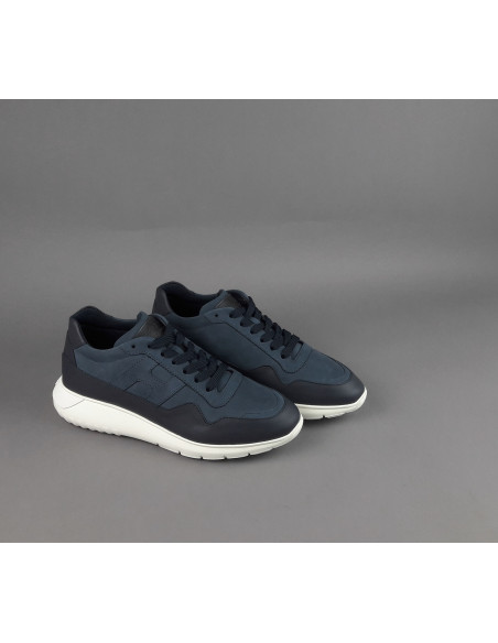 Hogan \ Interactive3 Uomo Pelle Nabuk Blu Scuro Prezzo 390,00