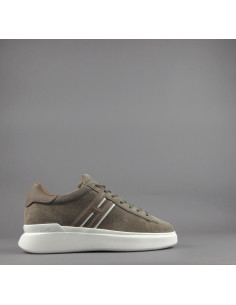 Hogan \ Sneakers H580 Uomo Camoscio Marrone Chiaro Prezzo 390,00