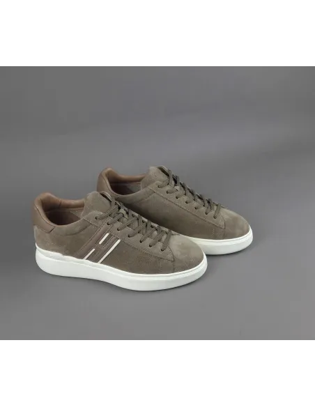 Hogan \ Sneakers H580 Uomo Camoscio Marrone Chiaro Prezzo 390,00