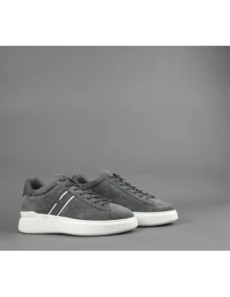 Hogan \ Sneakers H580 Uomo Camoscio Grigio Scuro Prezzo 390,00