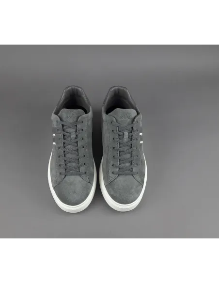 Hogan \ Sneakers H580 Uomo Camoscio Grigio Scuro Prezzo 390,00