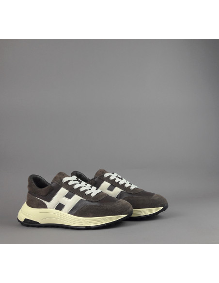 Hogan \ Hyperlight Uomo Camoscio Pelle Marrone Pezzo 450,00