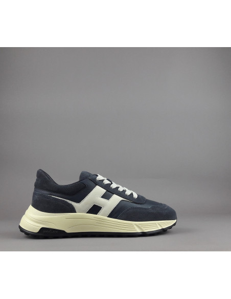 Hogan \ Hyperlight Uomo Camoscio Pelle Blu Scuro Pezzo 450,00