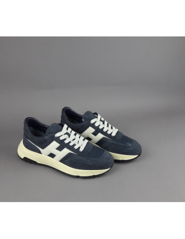 Hogan \ Hyperlight Uomo Camoscio Pelle Blu Scuro Pezzo 450,00