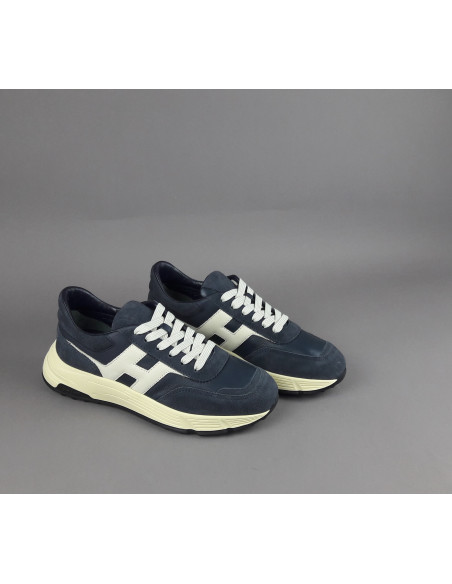 Hogan \ Hyperlight Uomo Camoscio Pelle Blu Scuro Pezzo 450,00