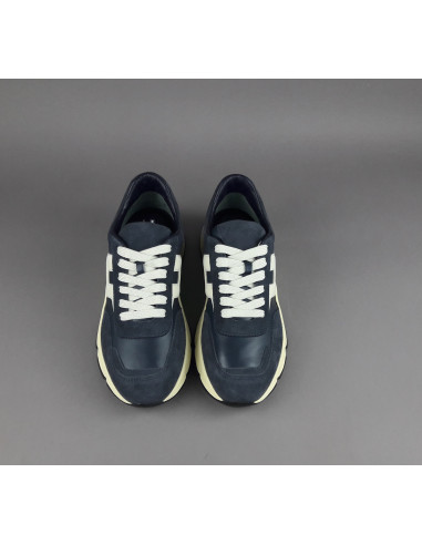 Hogan \ Hyperlight Uomo Camoscio Pelle Blu Scuro Pezzo 450,00