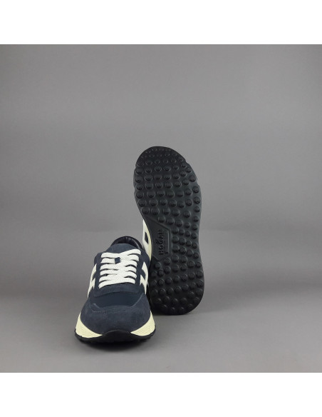 Hogan \ Hyperlight Uomo Camoscio Pelle Blu Scuro Pezzo 450,00