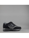 Hogan \ Interactive New Uomo Camoscio Tela Nero Grigio Prezzo 430,00