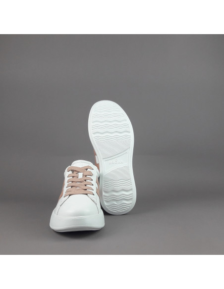 Hogan \ Rebel Donna H564 Pelle Bianco H Imbottita Prezzo 390,00