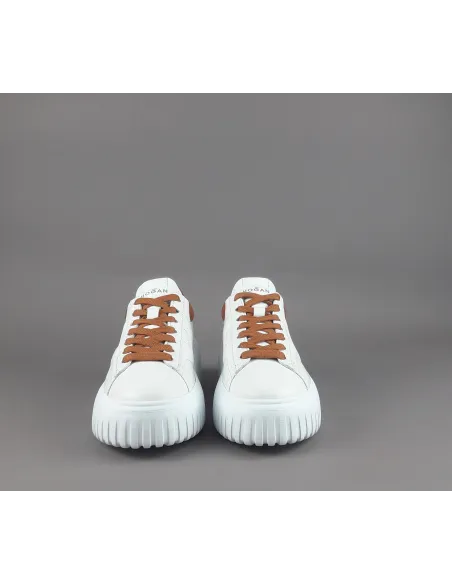Hogan \ H-Stripes Donna H645 Pelle Nappa Bianco Prezzo 430,00