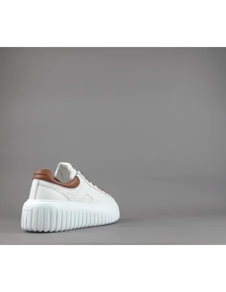 Hogan \ H-Stripes Donna H645 Pelle Nappa Bianco Prezzo 430,00