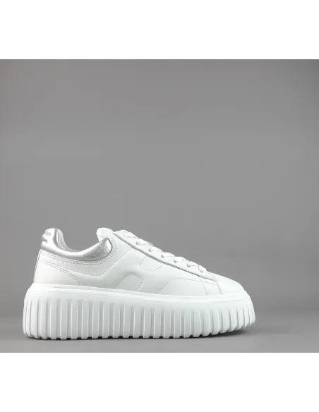 Hogan \ H-Stripes Donna H645 Pelle Nappa Bianco Prezzo 430,00