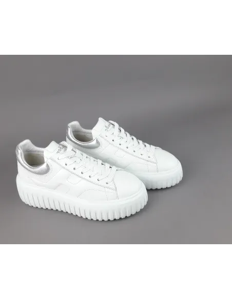 Hogan \ H-Stripes Donna H645 Pelle Nappa Bianco Prezzo 430,00