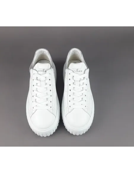 Hogan \ H-Stripes Donna H645 Pelle Nappa Bianco Prezzo 430,00