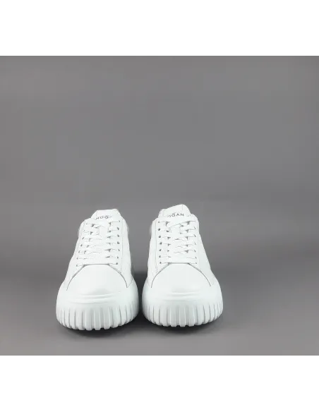 Hogan \ H-Stripes Donna H645 Pelle Nappa Bianco Prezzo 430,00