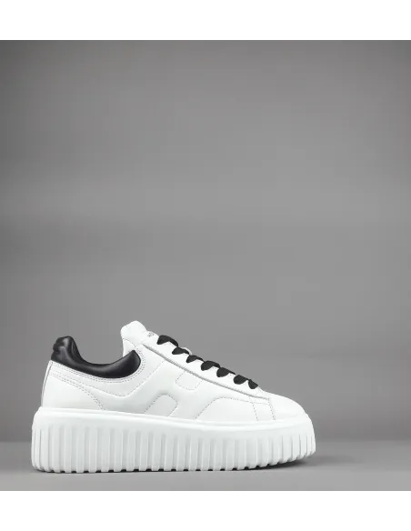 Hogan \ H-Stripes Donna H645 Pelle Nappa Bianco Prezzo 430,00