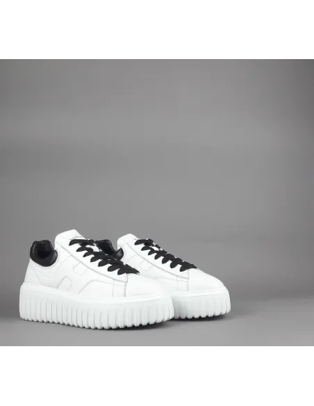 Hogan \ H-Stripes Donna H645 Pelle Nappa Bianco Prezzo 430,00
