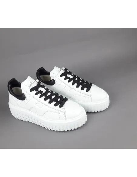 Hogan \ H-Stripes Donna H645 Pelle Nappa Bianco Prezzo 430,00