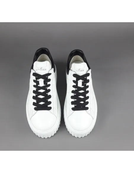 Hogan \ H-Stripes Donna H645 Pelle Nappa Bianco Prezzo 430,00