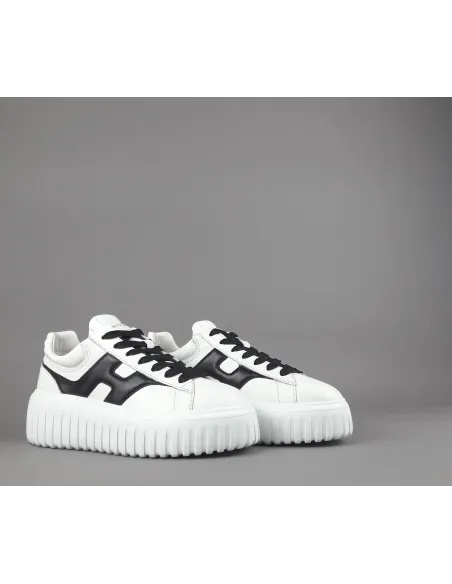Hogan \ H-Stripes Donna H645 Pelle Nappa Bianco Prezzo 430,00