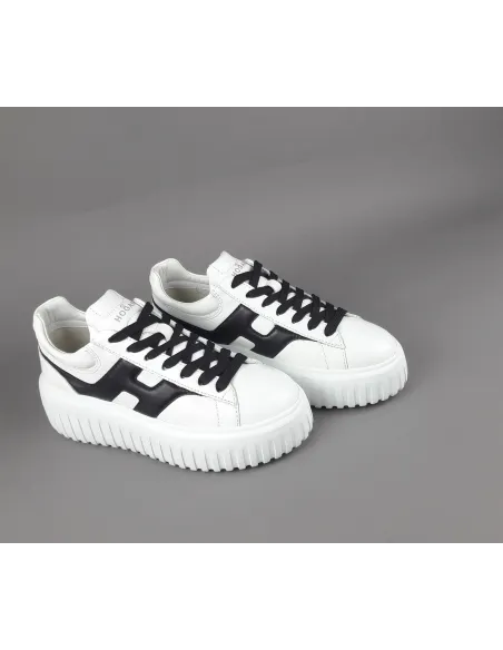 Hogan \ H-Stripes Donna H645 Pelle Nappa Bianco Prezzo 430,00