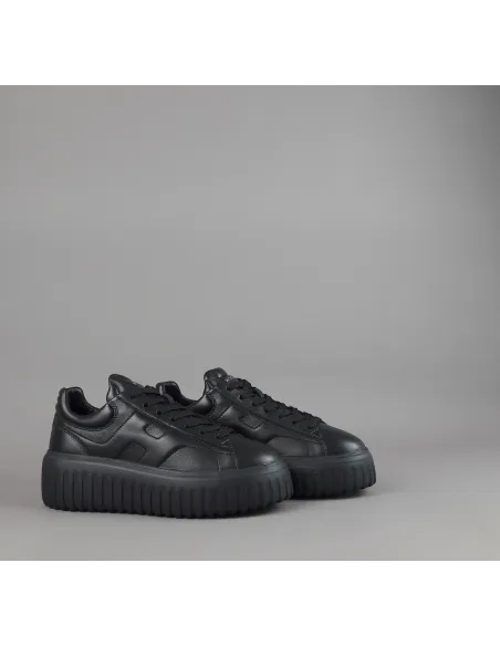 Hogan \ H-Stripes Donna H645 Pelle Nappa Nero Prezzo 430,00