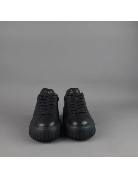 Hogan \ H-Stripes Donna H645 Pelle Nappa Nero Prezzo 430,00