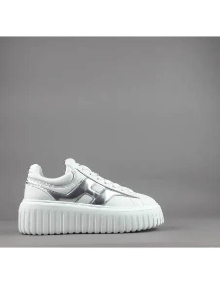 Hogan \ H-Stripes Donna H645 Pelle Nappa Bianco Prezzo 430,00