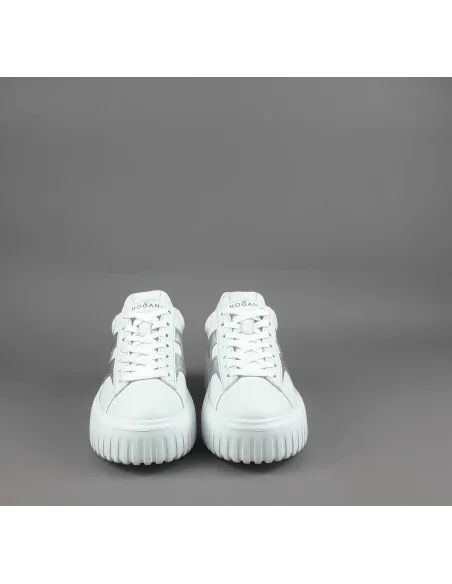 Hogan \ H-Stripes Donna H645 Pelle Nappa Bianco Prezzo 430,00