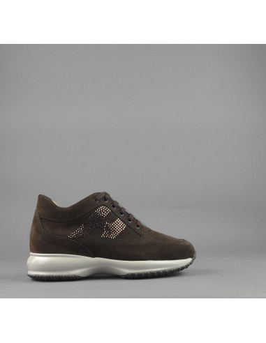 Hogan \ Interactive Donna Camoscio Marrone Scuro Prezzo 430,00