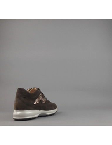 Hogan \ Interactive Donna Camoscio Marrone Scuro Prezzo 430,00